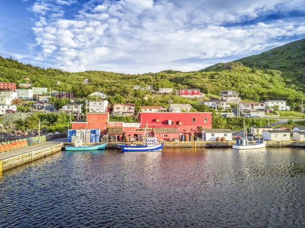 Costa a Petty Harbour al tramonto, Terranova, Canada — Foto Stock