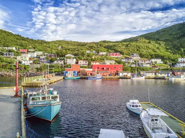 Coast in Petty Harbour at sunset, Newfoundland, Canada — Stock Photo, Image