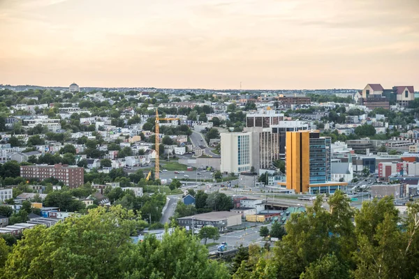 Moderna centrum av St. John's, Newfoundland, Kanada — Stockfoto