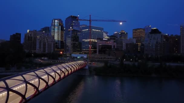 Centro de Calgary, Alberta, Canadá — Vídeo de stock