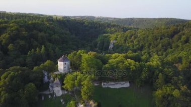 Güzel castle Hill Ojcow, Polonya
