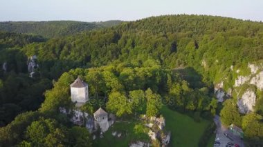 Güzel castle Hill Ojcow, Polonya