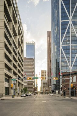 Calgary downtown, Alberta, Kanada içinde gökdelenler