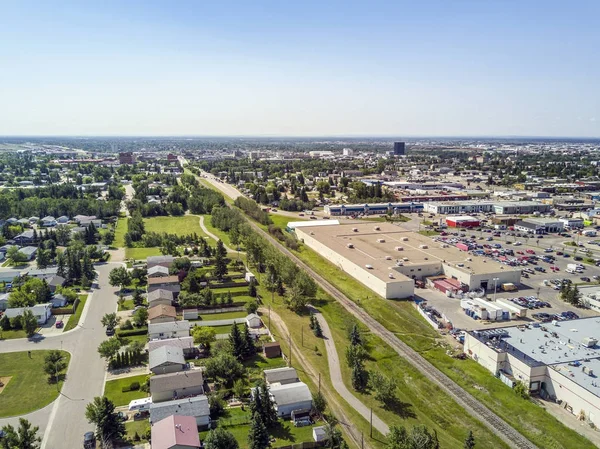 Lakónegyedében található Grande Prairie, Alberta, Kanada — Stock Fotó