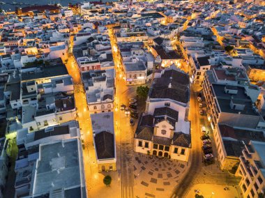 Geleneksel Portekiz köy Olhao, Algarve, Portekiz