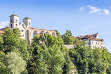 Benedictine abbey tyniec, krakow, Polonya