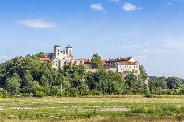 在 tyniec，克拉科夫，波兰的本笃会修道院 — 图库照片