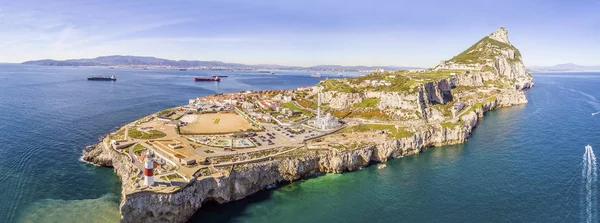 Berühmter Gibraltar-Felsen auf britischem Überseegebiet, iberische Feder — Stockfoto