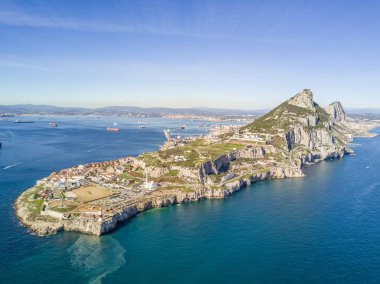 İngiliz denizaşırı toprakları, İber kalem üzerinde ünlü Gibraltar rock