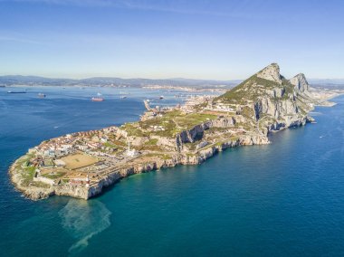 İngiliz denizaşırı toprakları, İber kalem üzerinde ünlü Gibraltar rock