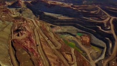 Büyük, modern açık hava görünümünü çukur benim Minas de Riotinto, Endülüs, İspanya