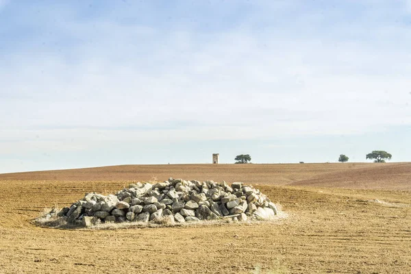 Agrarische landschap van de Alentejo, Portugal — Stockfoto