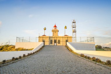 Lighthouse on Ponta da Piedade in Lagos, Algarve, Portugal