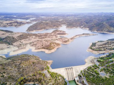 Alqueva Dam on Guadiana river in Alentejo, Portugal