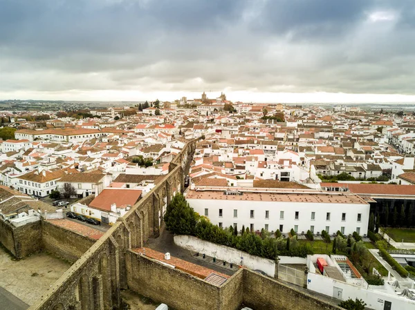 Veduta aerea della storica Evora ad Alentejo, Portogallo — Foto Stock