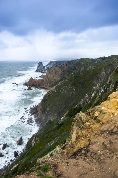 Belles falaises dans la partie la plus occidentale de l'Europe, Cabo da Roc — Photo