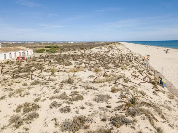 Anchors on Barril beach, Algarve, Portugal — Stock Photo, Image