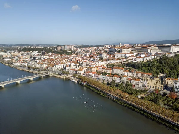 Vista aérea del centro histórico de Coimbra, Portugal —  Fotos de Stock