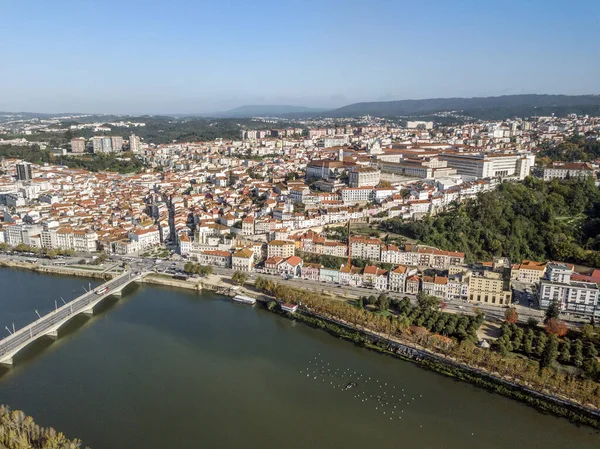 Luftaufnahme des Stadtzentrums von historischen Coimbra, Portugal — Stockfoto