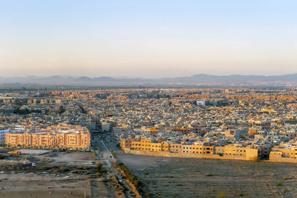 Letecký pohled na obytnou oblast Marrákeše, Maroko — Stock fotografie