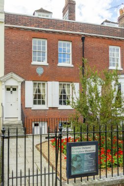 Charles Dickens 'ın Doğum Yeri Müzesi Eski Portsmouth, Büyük İngiliz