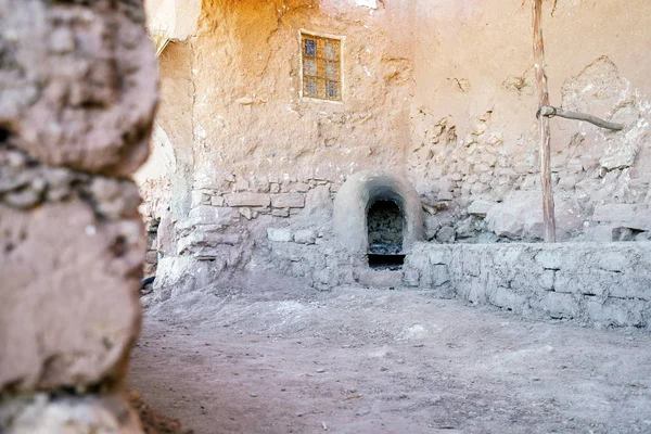 Παραδοσιακή κουζίνα σε πήλινη πόλη του Ait Ben Haddou, Μαρόκο — Φωτογραφία Αρχείου