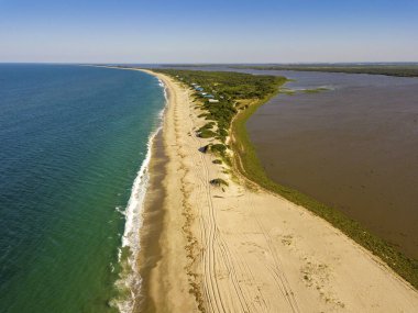 Güzel Macaneta Sahili, Kuzey Maputo, Mozambik, Afrika