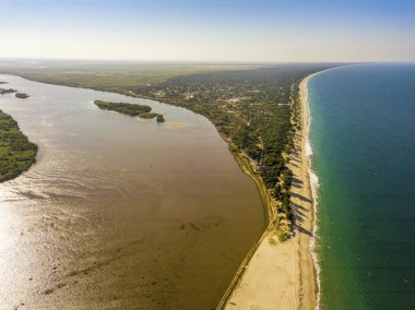 Güzel Macaneta Sahili, Kuzey Maputo, Mozambik, Afrika