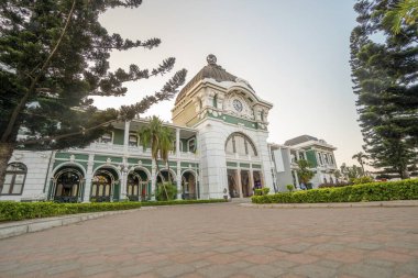 Güzel, tarihi tren istasyonu Maputo, Mozambik 'te Portekizce inşa edildi.