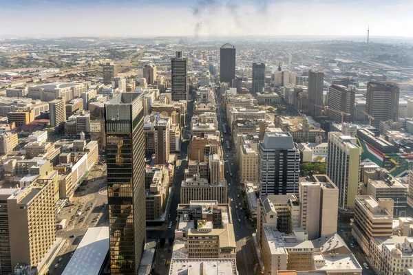 Hochhäuser Der Innenstadt Von Johannesburg Südafrika — Stockfoto