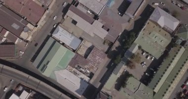 Johannesburg, Güney Afrika 'nın yerleşim yerlerinin mimarisinin havadan görünüşü