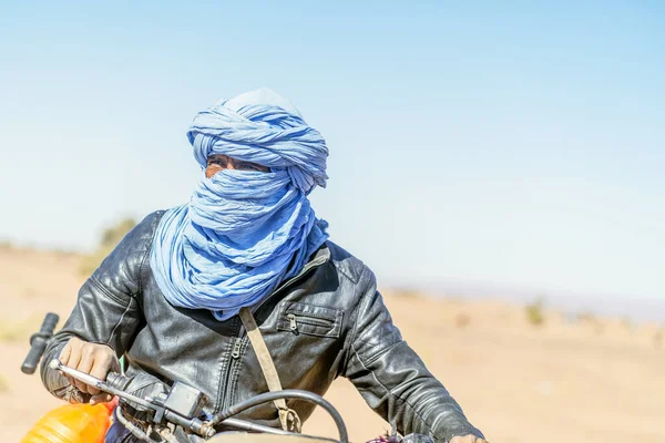 Mhamid Morocco March 2020 Amazing Portrait Bedouin Man — 스톡 사진