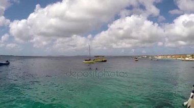 Bonaire kıyı şeridi. Caribbean Cruise