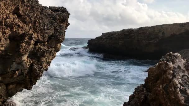 Shete Boka, Curacao — Stok video