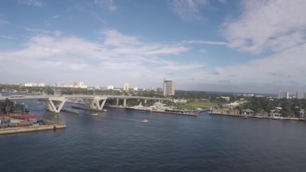 Puerto Everglades, Fort Lauderdale — Vídeo de stock