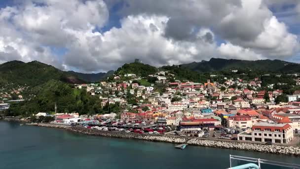 Grenada kez dinlendi. Karayipler — Stok video