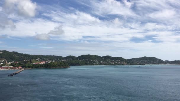 Paesaggio di Grenada. Caraibi — Video Stock