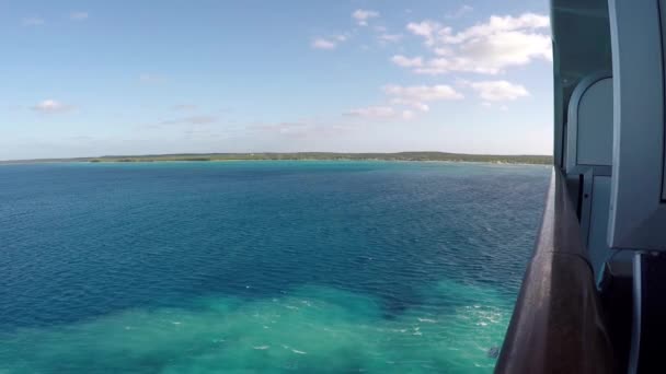 Prenses Cays Cruise gemisi — Stok video