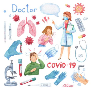 Coronavirus: CoV bilgi elementleri. Zatürree hastalığı. COVID-19 önleme. Coronavirüs salgını. Salgın. Tehlikeli virüsü durdur.