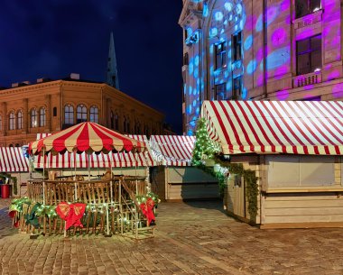 Old Riga içinde belgili tanımlık çarşı, Noel standları