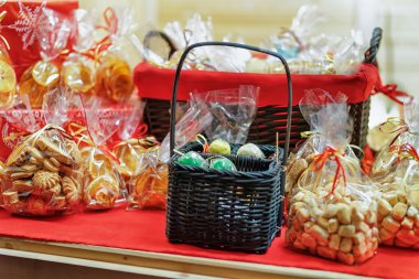 Vilnius Noel pazarı gıda Hediyelik eşya