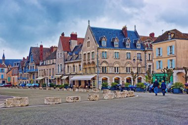 Fransa'da Chartres Cloitre Notre Dame Street