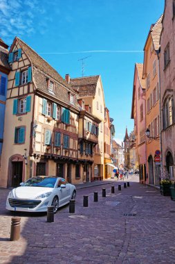 Grand Rue Street Alsace Fransa Colmar