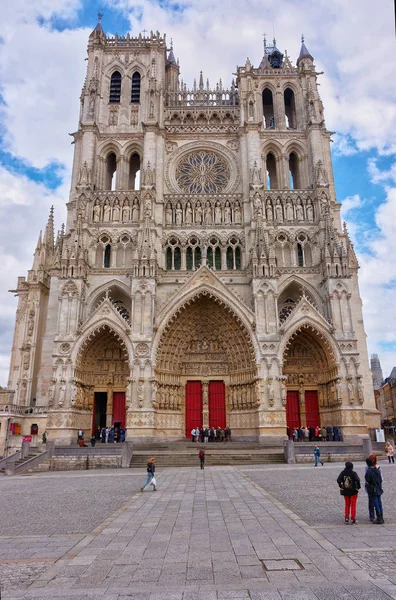 Catedral de Notre Dame de Amiens em Somme Hauts de France — Fotografia de Stock