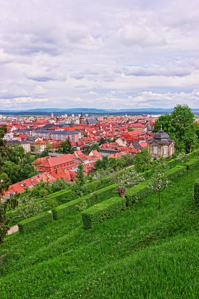 Bamberg város központjában a német Oberfranken — Stock Fotó