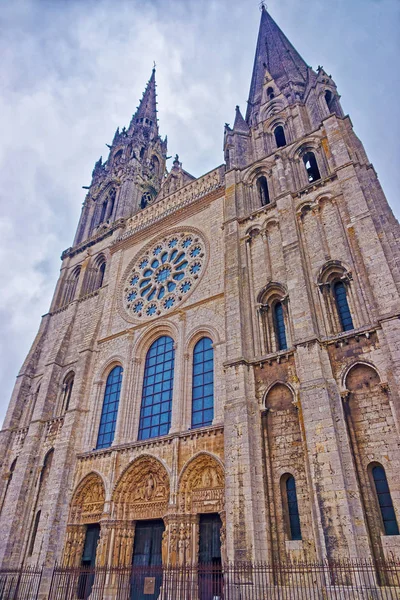 Catedral de Nossa Senhora de Chartres Centre Val de Loire — Fotografia de Stock