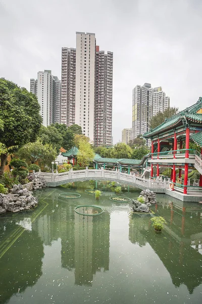 Bóg życzeń ogród Wong Tai Sin świątyni Hk Kowloon — Zdjęcie stockowe