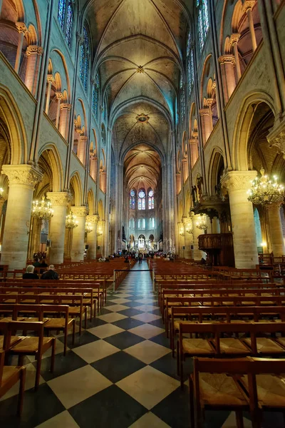 Innenraum der Saint-Chapelle Paris — Stockfoto