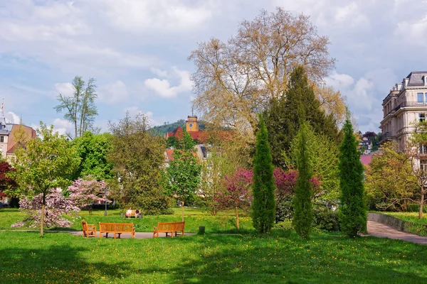 Парк аллеи Лихтенталера в Баден-Бадене, Германия — стоковое фото