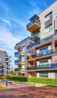 Modern konut kompleksinin